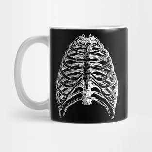 halloween rib cage Mug